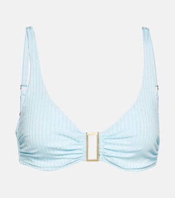 melissa odabash bel air bikini top in blue