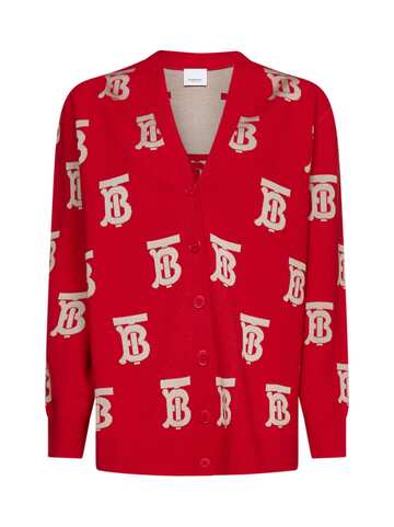 Burberry Cardigan in red