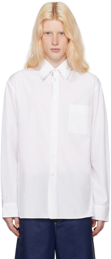 marni white beaded shirt