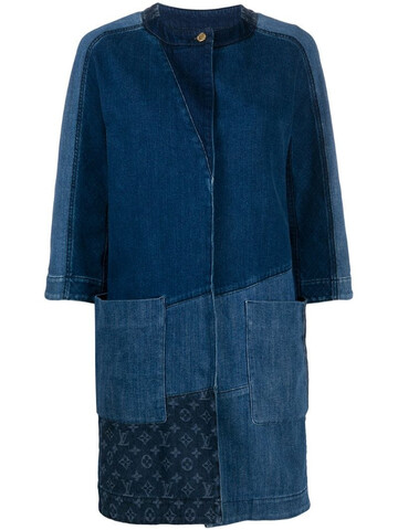 Louis Vuitton 2010s pre-owned patchwork denim jacket in blue