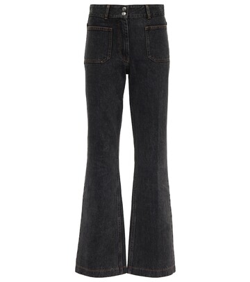 A.P.C. Nikki high-rise flared jeans in grey