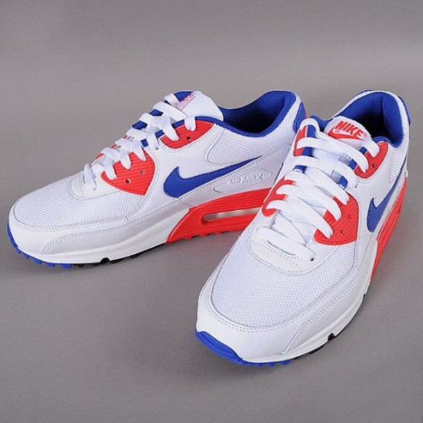 nike air max red and blue
