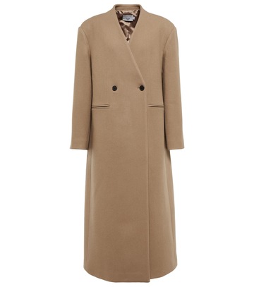 Frankie Shop Clara wool-blend coat in beige