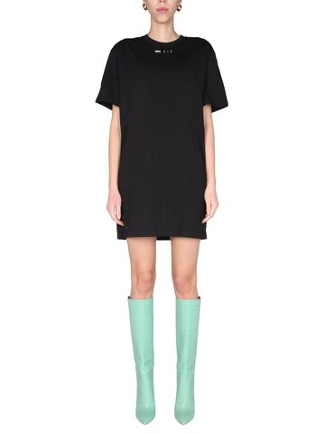 McQ Alexander McQueen Relaxed Fit Dress in nero