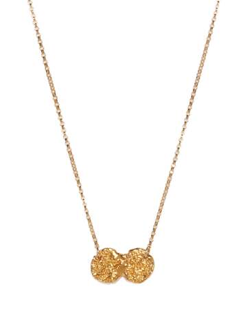 alighieri - the path of the moons 24kt gold-plated necklace - womens - gold