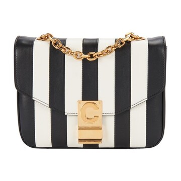 Celine Small C Bag in Bicolour Smooth Calfskin in black / white