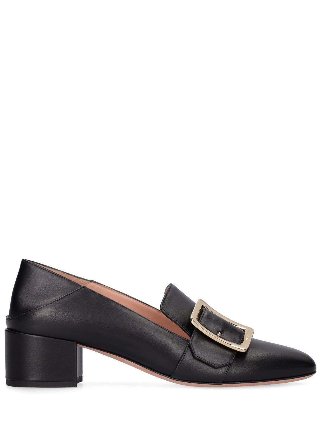 BALLY 40mm Janelle Faux Leather Pumps in black