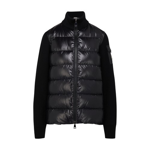 Moncler Cardigan tricot in black