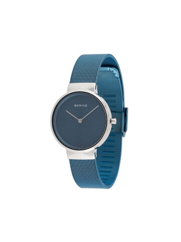 Bering Classic textured style watch in blue