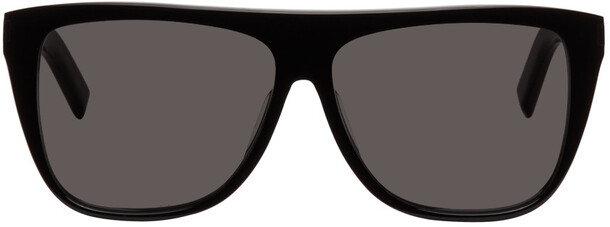 Saint Laurent Black New Wave SL 1 Square Sunglasses