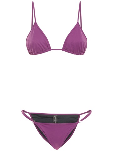 GIMAGUAS Palermo Triangle Bikini Set in purple