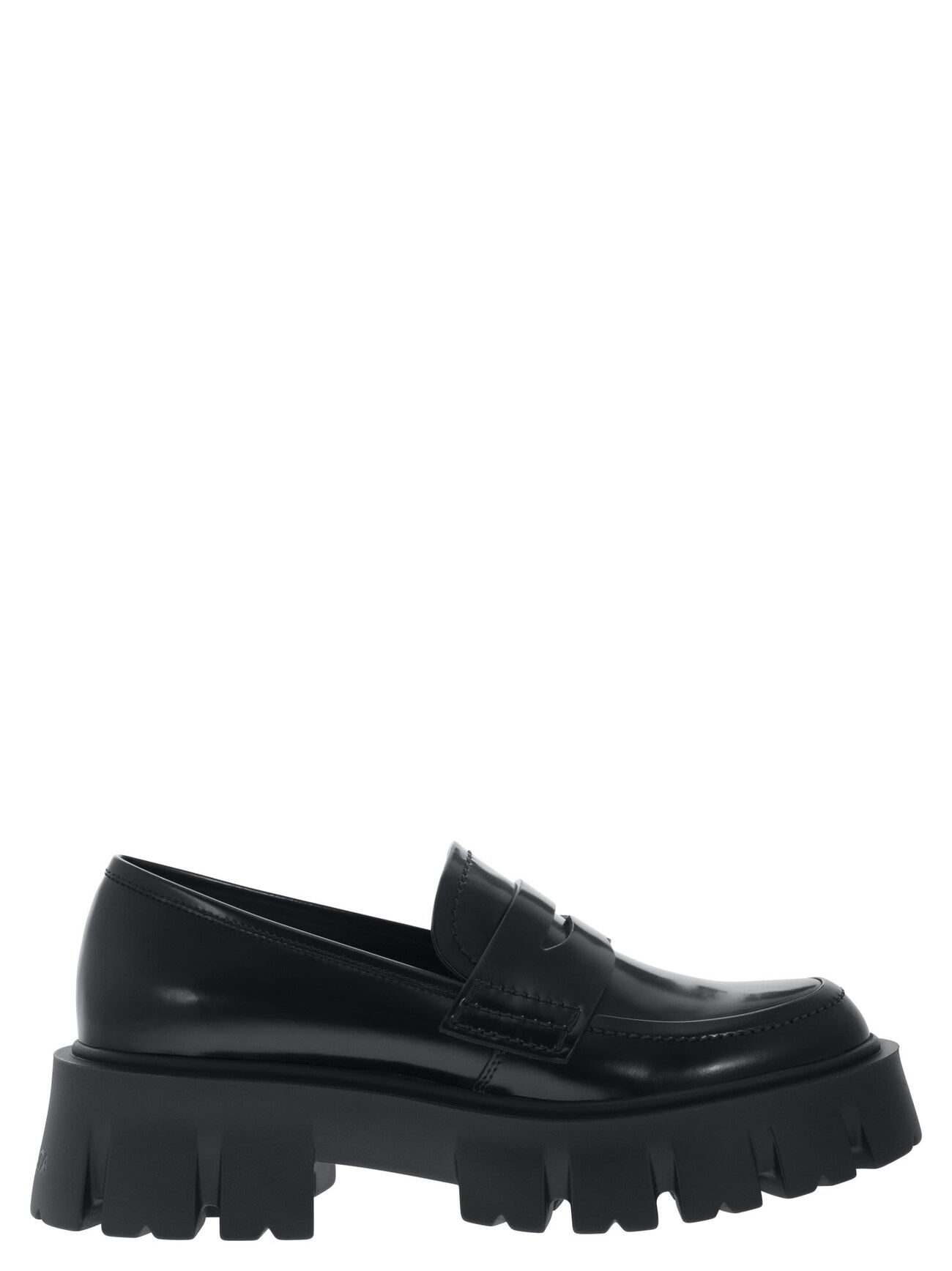 Premiata Ascot - Leather Loafers in black