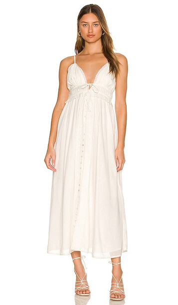 SPELL Magnolia Soiree Dress in White