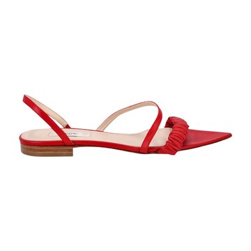 elleme asymetric flat in red