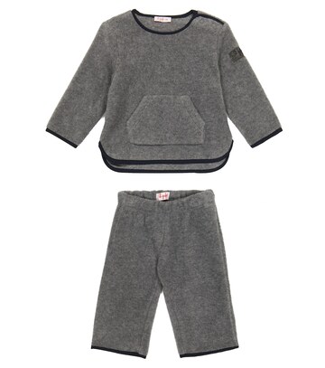 Il Gufo Baby top and pants set in grey