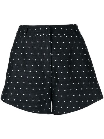 macgraw poppy polka-dot mini shorts - black
