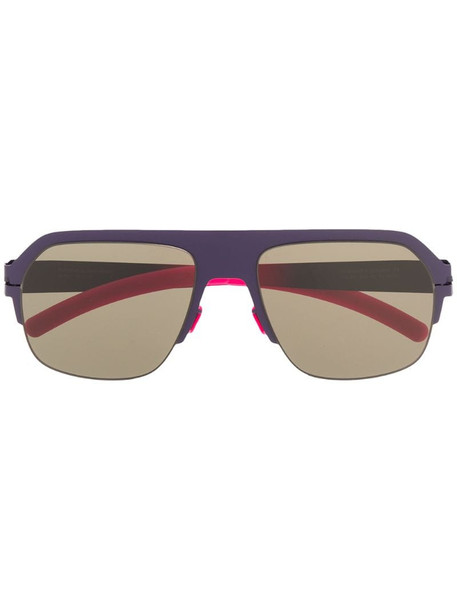 Mykita aviator frame sunglasses in purple