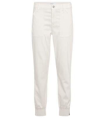 j brand arkin cotton-blend sweatpants in white