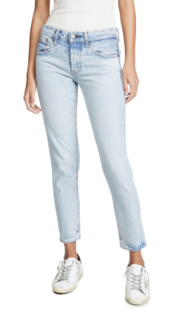 MOUSSY VINTAGE Camilla Tapered Jeans in blue