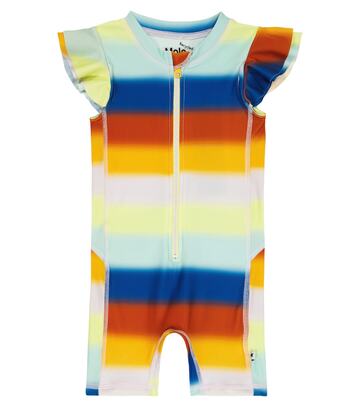 Molo Baby Nolu striped swimsuit