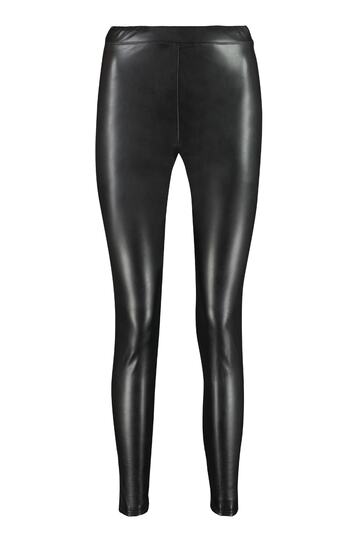 MICHAEL Michael Kors Faux Leather Trousers in black