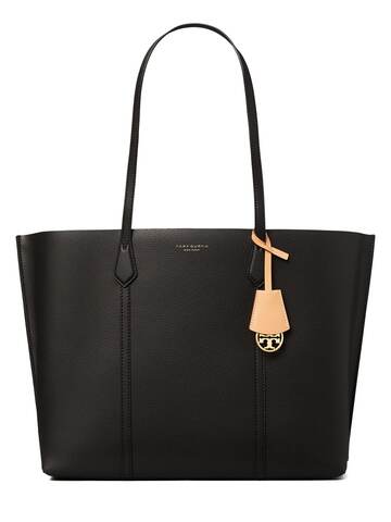TORY BURCH Perry Triple-compartment Leather Bag in black