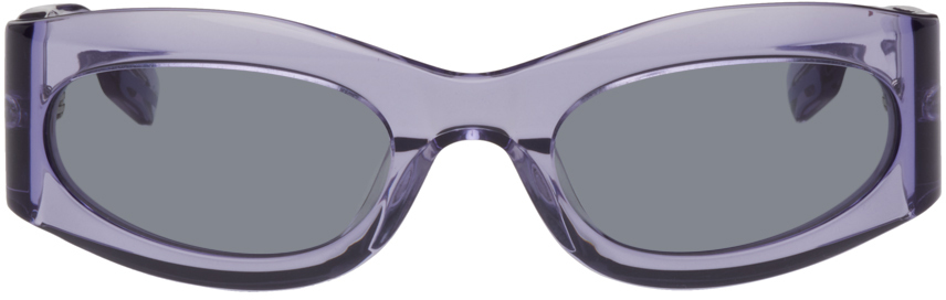 MCQ Purple Oval Sunglasses in violet