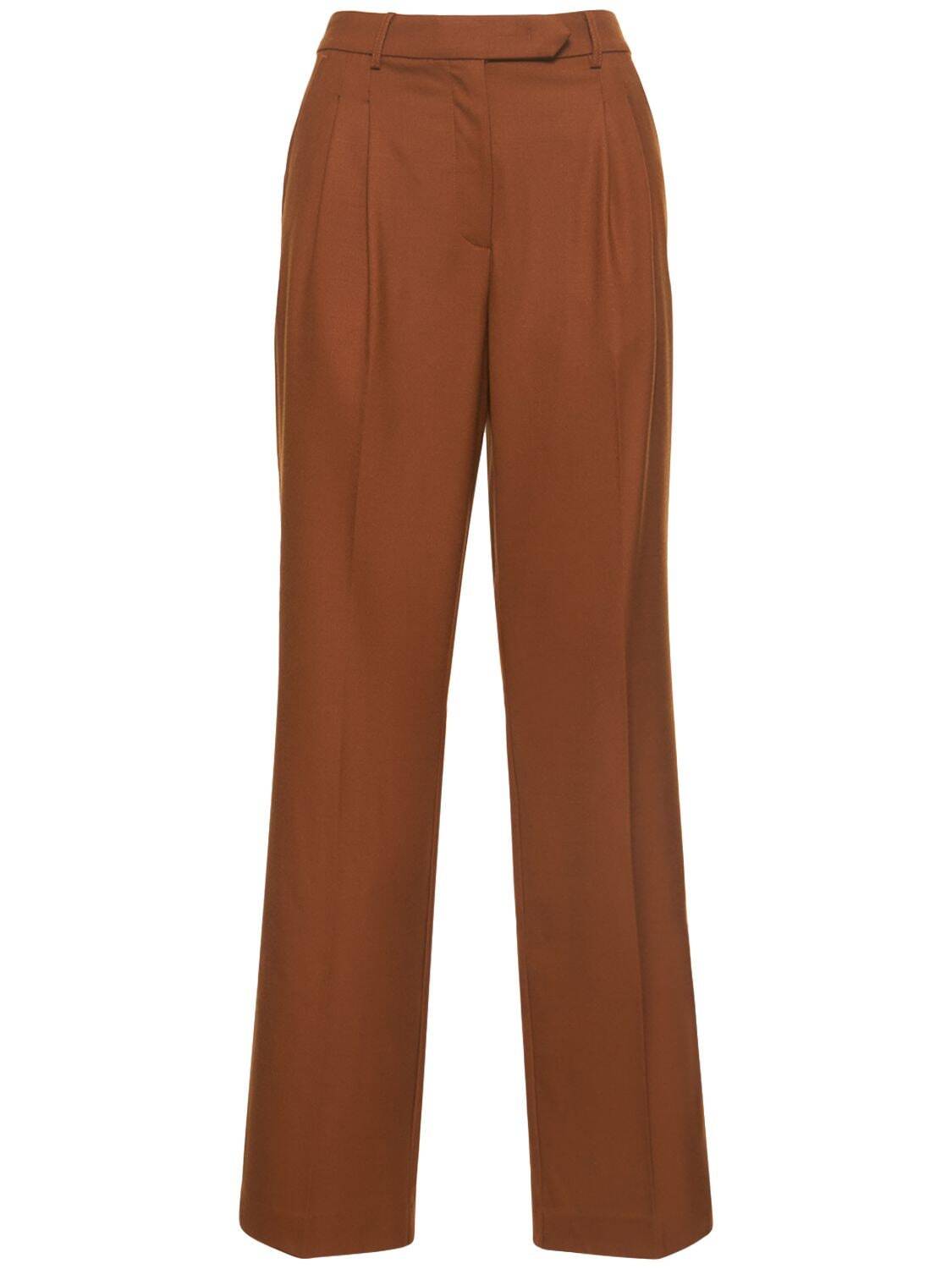 DESIGNERS REMIX Bradford Wool Blend Pants in brown