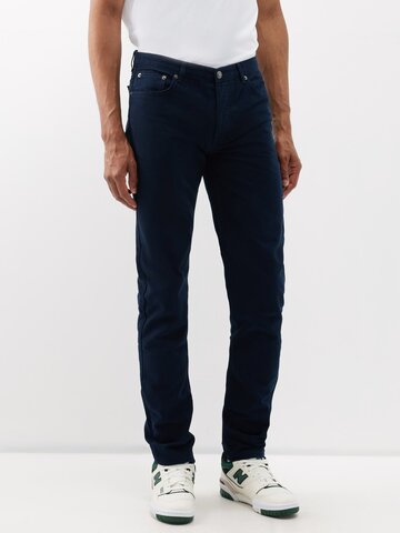 a.p.c. a.p.c. - petit new standard slim-leg jeans - mens - navy