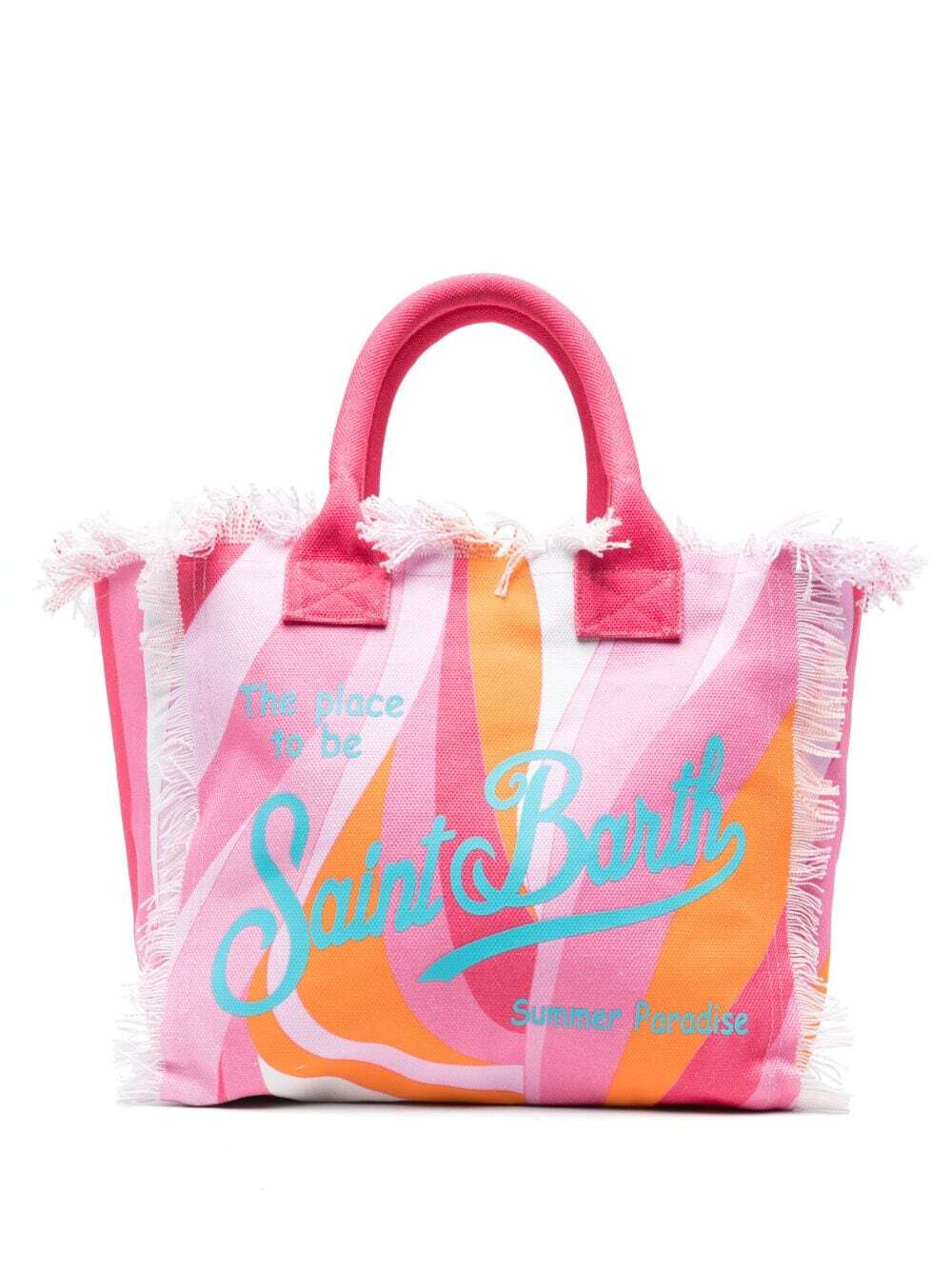 MC2 Saint Barth Vanity logo-print tote bag - Pink