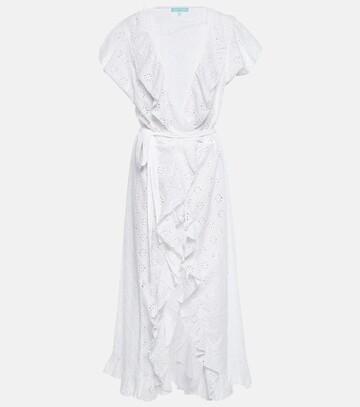 melissa odabash brianna cotton maxi dress in white