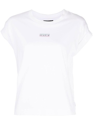 SPORT b. by agnès b. SPORT b. by agnès b. logo-print short-sleeve T-shirt - White