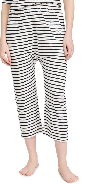 THE GREAT. THE GREAT. The Lounge Pants in black / white