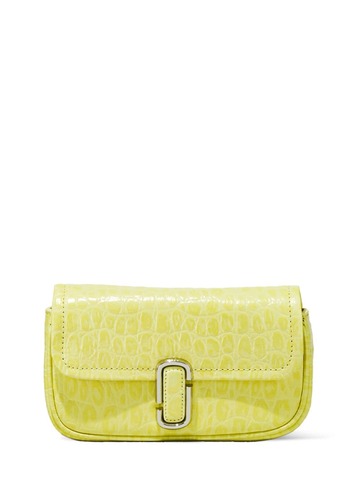 MARC JACOBS (THE) The Mini Croc Embossed Leather Bag in yellow