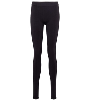 Helmut Lang High-rise jersey leggings in black