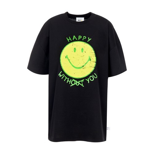 Philosophy Di Lorenzo Serafini Organic jersey T-shirt Philosophy x Smiley in nero