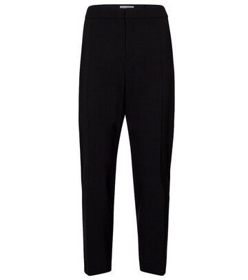 ChloÃ© Cropped stretch-wool slim pants in black