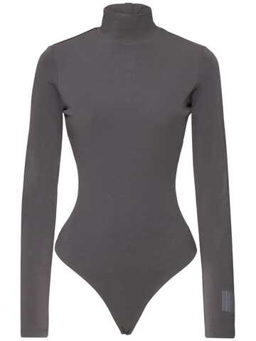 MARC JACOBS (THE) Cut Out Bodysuit in grey / purple