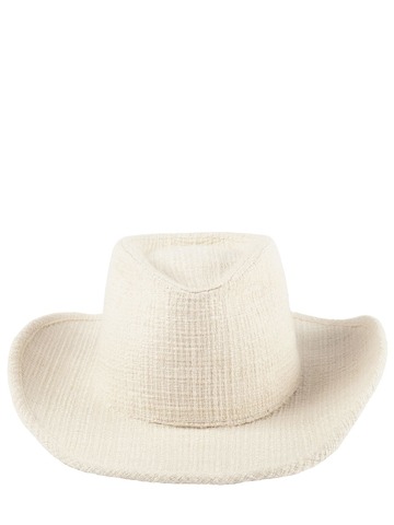 lack of color the sandy tweed hat in ivory