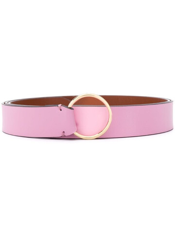 Emilio Pucci circular buckle belt in pink
