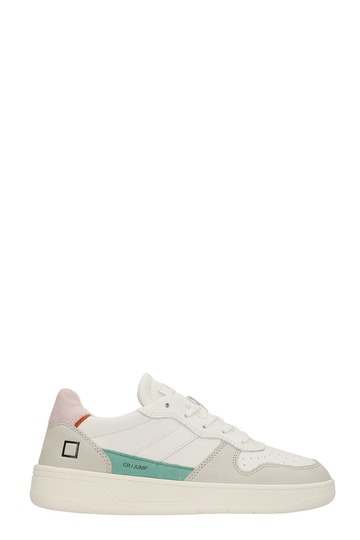 D.A.T.E. D.A.T.E. Court 2.0 Sneakers In White Leather