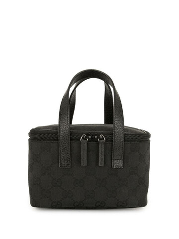 Gucci Pre-Owned GG Supreme mini tote bag in black