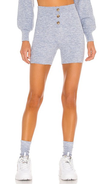 Song of Style Amanda Knit Short in Blue