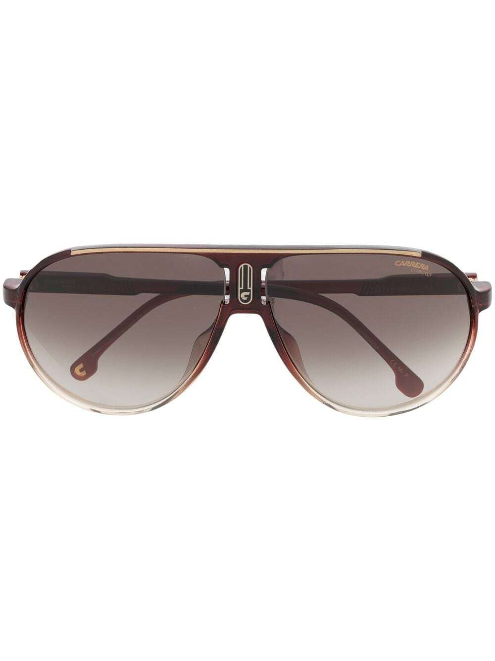 Carrera rectangular-frame sunglasses - Red