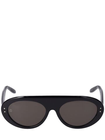OTTOMILA Bombardino Tuxedo Acetate Sunglasses in black