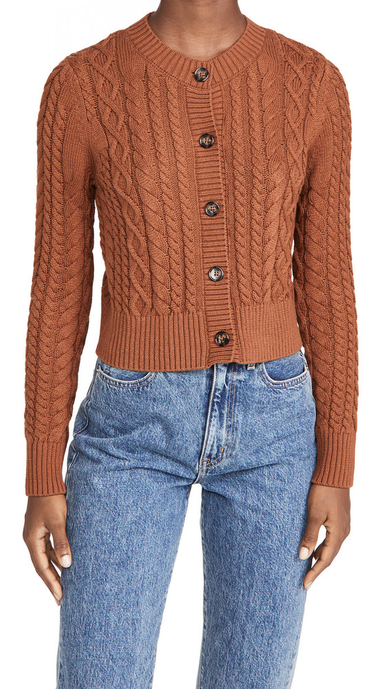Reformation cable knit cardigan in neutrals - Wheretoget