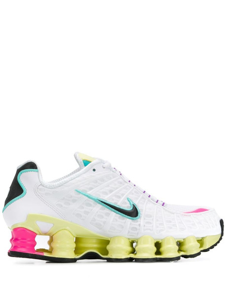 Nike Shox lace-up sneakers in white