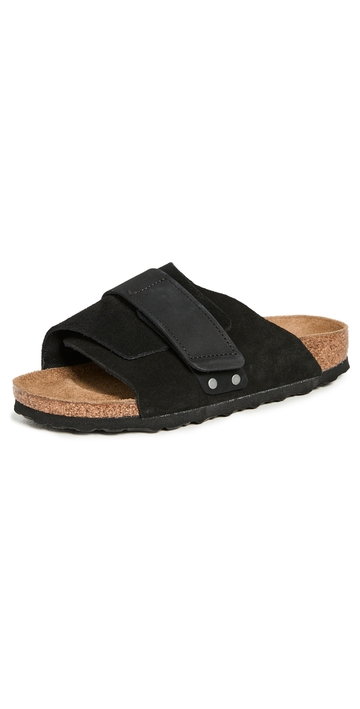 birkenstock kyoto suede/nubuck sandals black 39