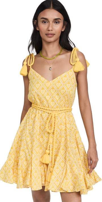 Rhode Casey Dress in yellow