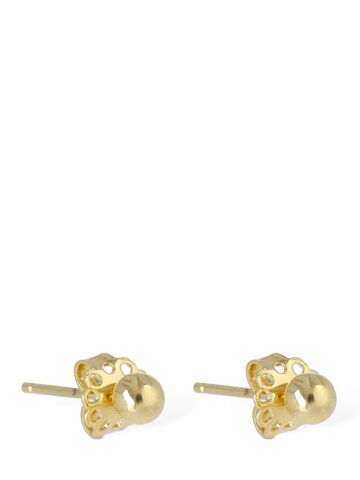 federica tosi allison small stud earrings in gold